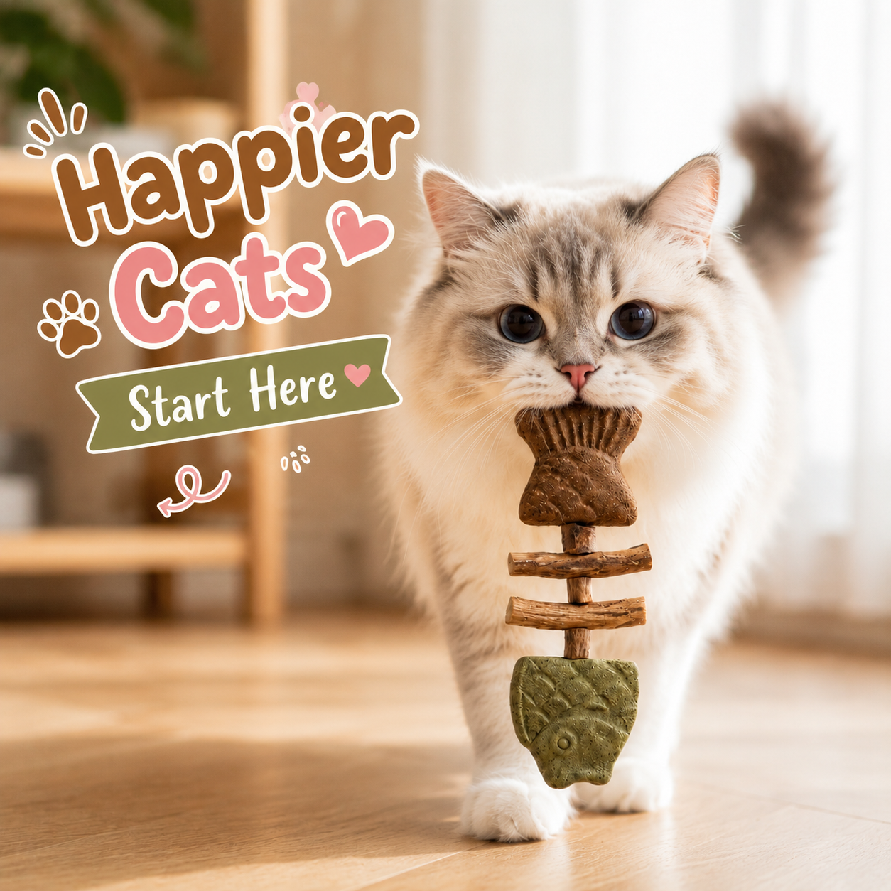 Mildshave®Fishbone Catnip Chew Toy for Cats🐱