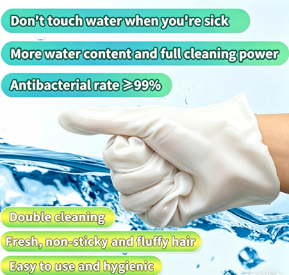 Mildshave®Disposable Pet Bath Gloves | No-Rinse, Lick-Safe